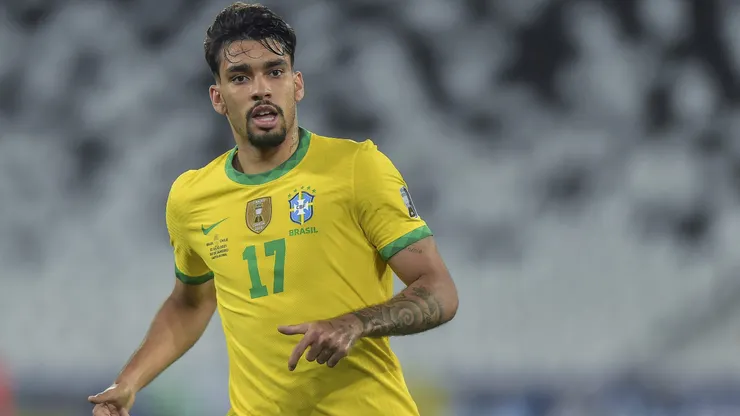 Lucas Paqueta jogador do Brasil durante partida contra o Chile no estadio Engenhao pelo campeonato Copa America 2021. Foto: Thiago Ribeiro/AGIF