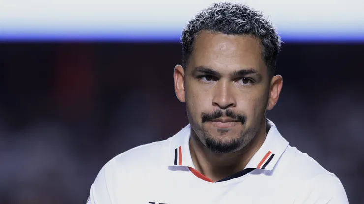Luciano jogador do Sao Paulo durante partida contra o Botafogo no estadio Morumbi pelo campeonato Brasileiro A 2024.