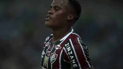 Arias durante confronto contra o Botafogo no Brasileirão de 2024.