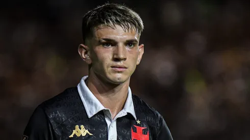 Luca Orellano, ex-jogador do Vasco, durante partida contra o Boavista, pelo Campeonato Carioca de 2024.