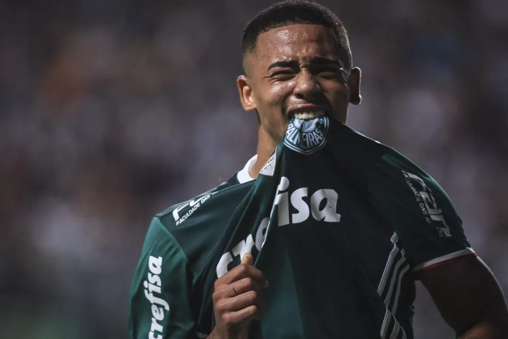 Gabriel Jesus, ex-jogador do Palmeiras, é um nome pedido pela torcida para a disputa do Super Mundial, em 2025. Foto: Thomas Santos/AGIF