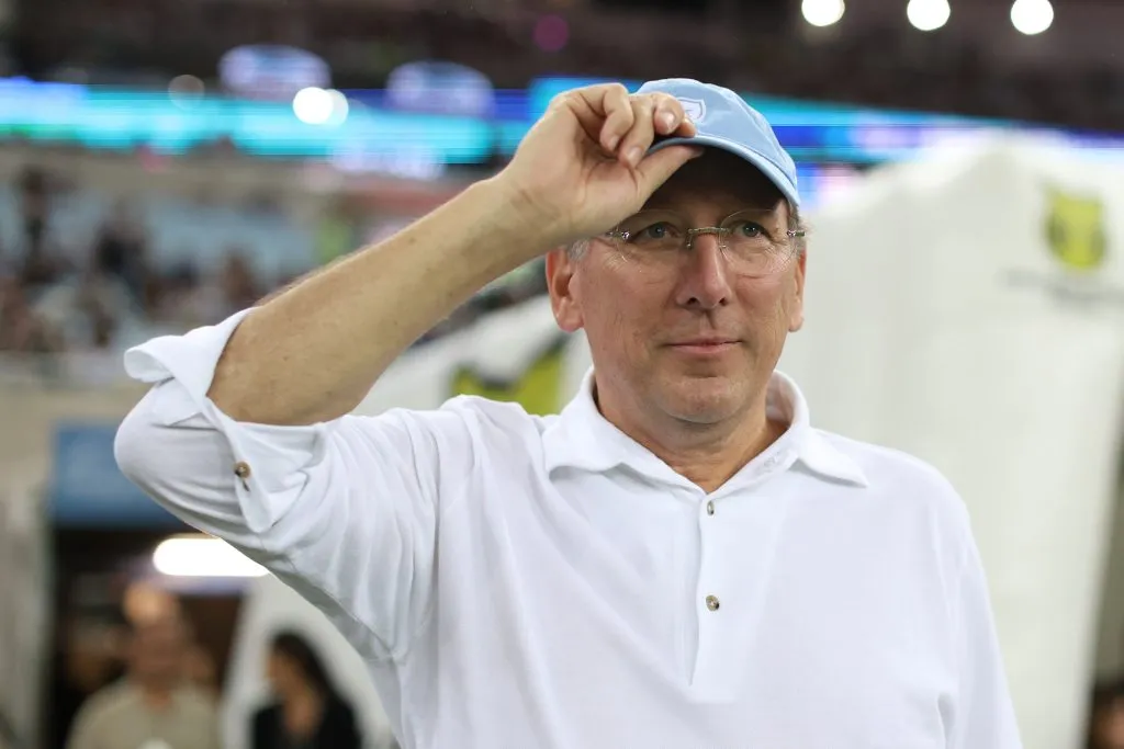 John Textor, dono da SAF do Botafogo, em partida contra o Criciúma (Photo by Lucas Figueiredo/Getty Images)