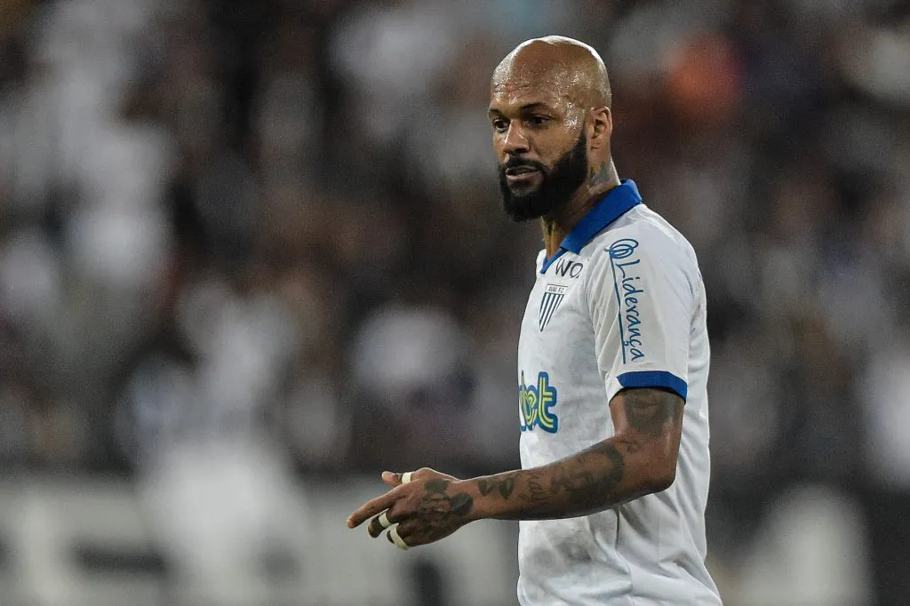 Bruno Silva durante partida contra o Botafogo no Campeonato Brasileiro A 2022. Foto: Thiago Ribeiro/AGIF