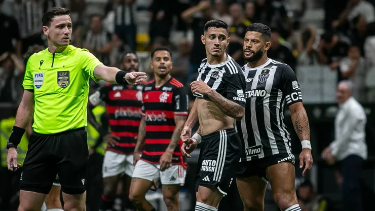 MG - BELO HORIZONTE - 03/07/2024 - BRASILEIRO A 2024, ATLETICO-MG X FLAMENGO - Hulk jogador do Atletico-MG durante partida contra o Flamengo no estadio Arena MRV pelo campeonato Brasileiro A 2024. Foto: Fernando Moreno/AGIF