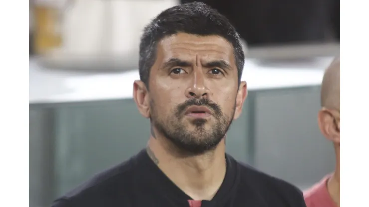 Lucho durante confronto contra o Cruzeiro no Brasileirão 2024.