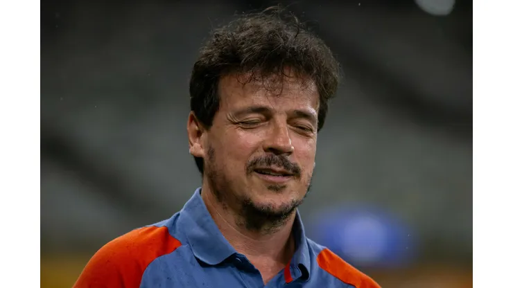 Fernando Diniz durante confronto contra o Palmeiras no Brasileirão 2024.