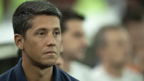 Thiago Carpini tecnico do Sao Paulo durante partida contra o Flamengo no estadio Maracana pelo campeonato Brasileiro A 2024.