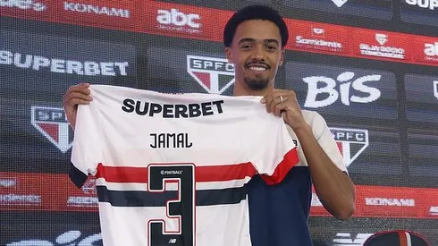 Jamal Lewis, jogador do São Paulo – Fotos: Rubens Chiri / saopaulofc.net