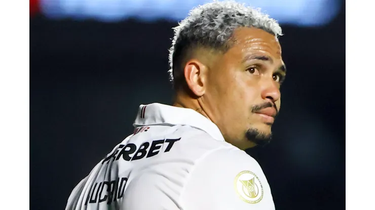 Luciano durante confronto contra o Juventude no Brasileirão de 2024.