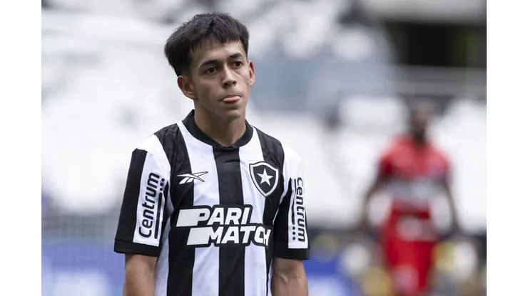 Segovinha durante confronto entre Botafogo x Sampaio Corrêa no Campeonato Carioca de 2024.