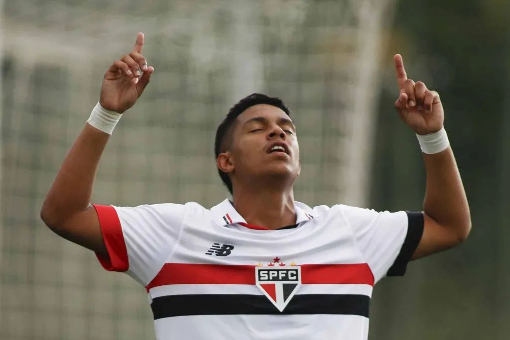 Ryan Francisco, joia da base do São Paulo. Foto: Miguel Schincariol/São Paulo FC