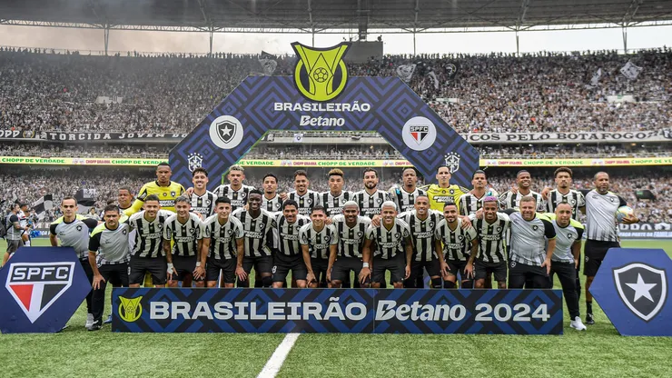 Elenco do Botafogo, campeão brasileiro de 2024.