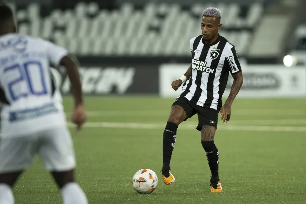 Tche Tche jogador do Botafogo durante partida contra o Junior Barranquilla no estadio Engenhao pelo campeonato Copa Libertadores 2024. Foto: Jorge Rodrigues/AGIF