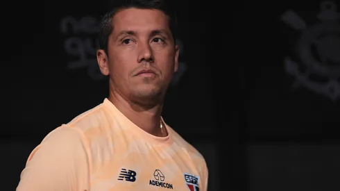 Thiago Carpini, quando era treinador do São Paulo