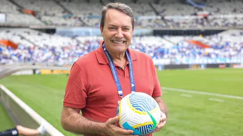 Pedro Lourenço, o Pedrinho proprietário da SAF do Cruzeiro durante partida contra o Corinthians no estádio Mineirão pelo campeonato Brasileiro A 2024. Foto: Gilson Lobo/AGIF