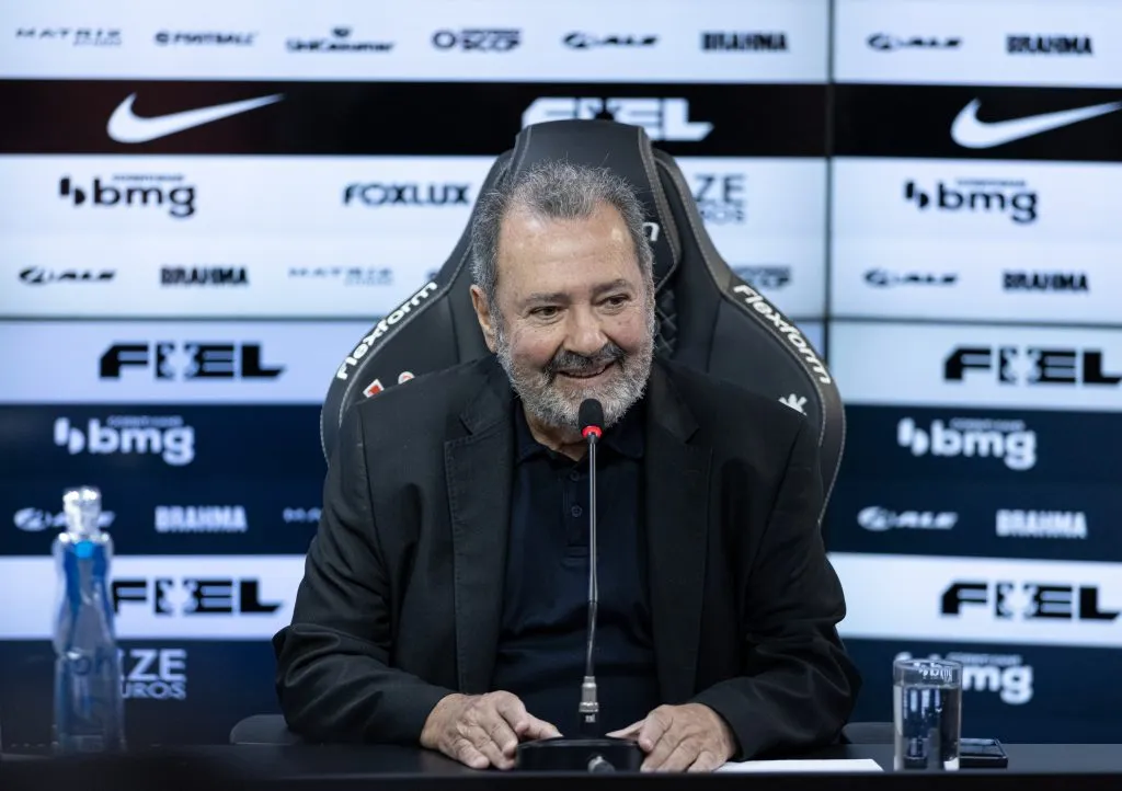 Fred Luz durante apresentação no Corinthians. Foto: Rodrigo Coca/ Agência Corinthians