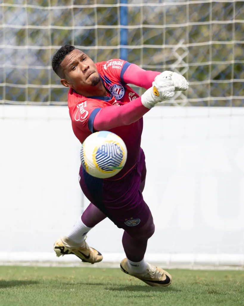 Adriel, goleiro do Bahia, em treino (Imagem: Letícia Martins/EC Bahia)
