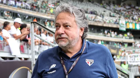 Julio Casares Presidente do São Paulo durante partida contra o Palmeiras no estadio Mineirao pelo campeonato Supercopa 2024
