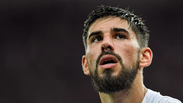 Bruno Mendez jogador do Corinthians durante partida contra o Flamengo no estadio Maracana pelo campeonato BRASILEIRO A 2023.