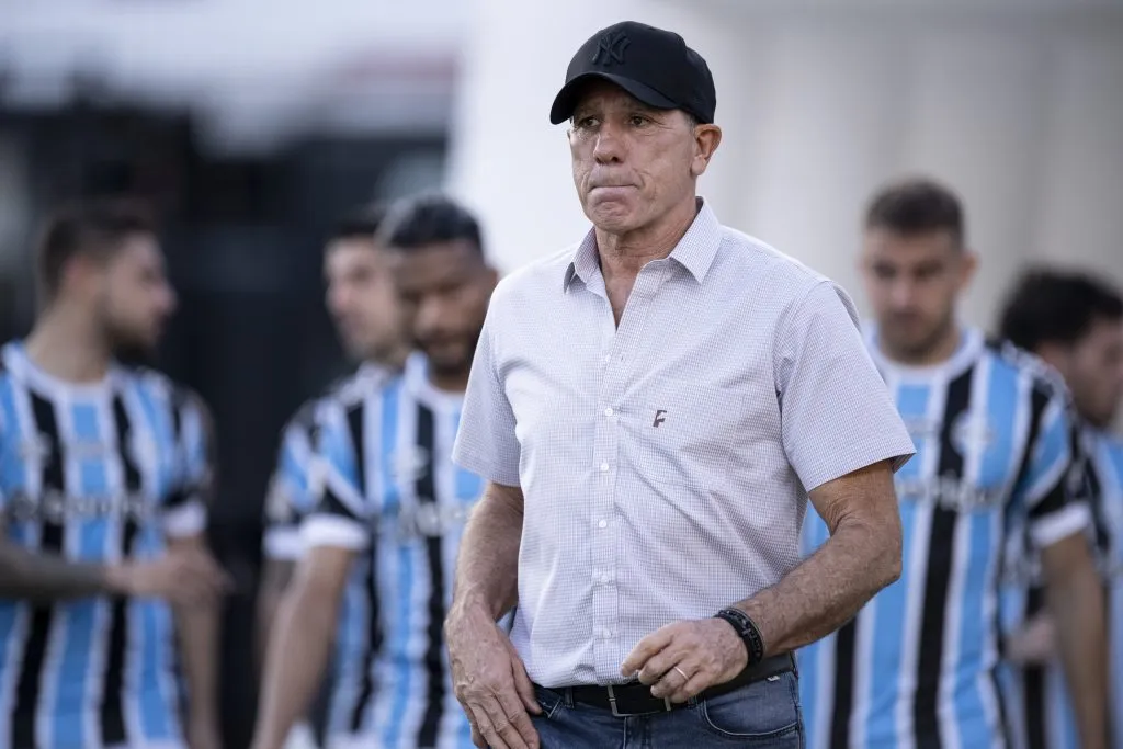 RJ – RIO DE JANEIRO – 06/08/2023 – BRASILEIRO A 2023, VASCO X GREMIO – Renato Gaucho tecnico do Gremio durante partida contra o Vasco no estadio Sao Januario pelo campeonato Brasileiro A 2023. Foto: Jorge Rodrigues/AGIF