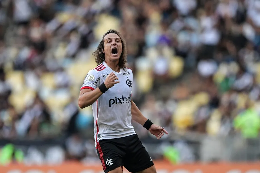 David Luiz, zagueiro do Flamengo, pode ser reforço do Fortaleza para 2025. Foto: Thiago Ribeiro/AGIF