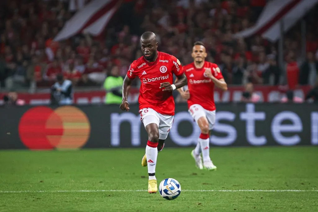 Enner Valencia jogador do Internacional durante partida contra o Fluminense no estadio Beira-Rio pelo campeonato Libertadores 2023. Foto: Maxi Franzoi/AGIF