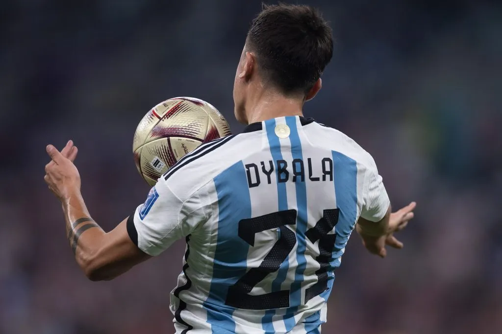 Catar – Doha – 13/12/2022 – COPA DO MUNDO 2022, ARGENTINA X CROACIA – Dybala jogador do Argentina durante partida contra o Croacia no estadio Lusail pelo campeonato Copa do Mundo 2022. Foto: Pedro Martins/AGIF