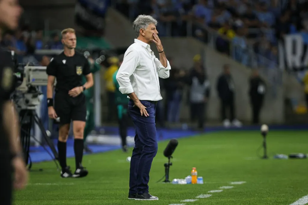 Renato Portaluppi durante partida contra o Juventude na Arena do Grêmio pelo campeonato Brasileiro A 2024. Foto: Maxi Franzoi/AGIF
