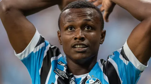 Nathan Fernandes jogador do Gremio durante partida contra o Juventude no estadio Arena do Gremio pelo campeonato Gaucho 2024.
