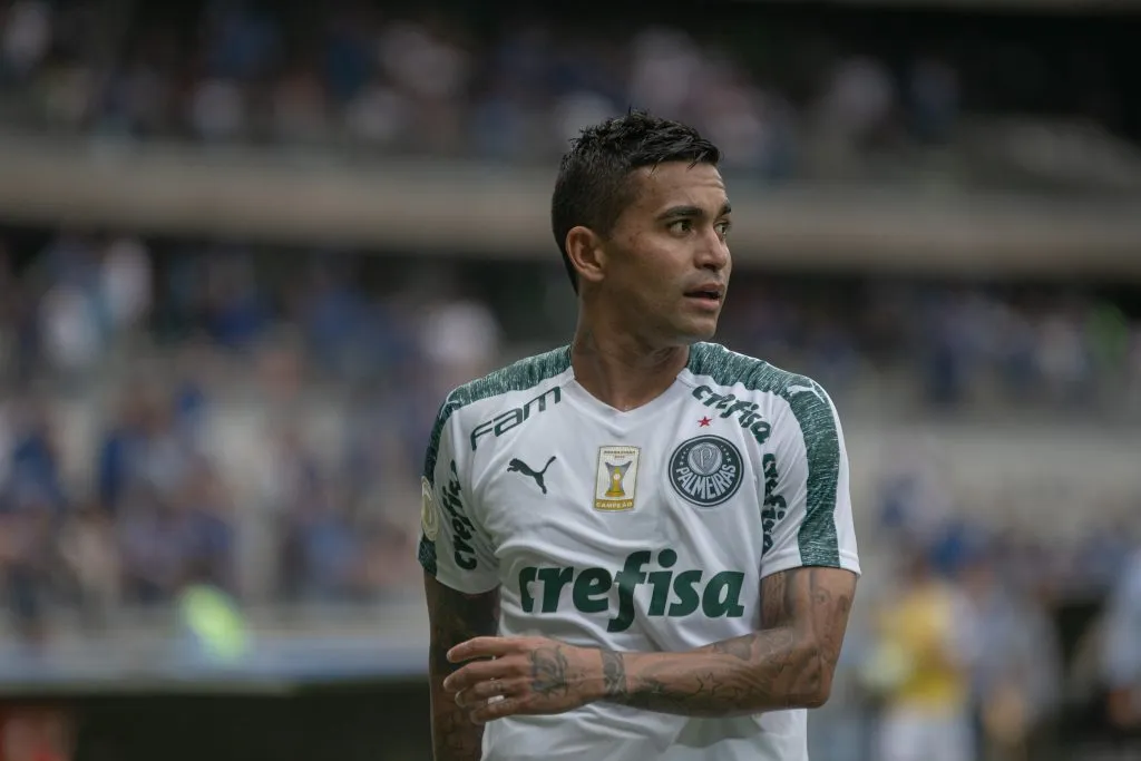 Dudu, jogador do Palmeiras, durante partida contra o Cruzeiro (Foto: Alessandra Torres/AGIF)