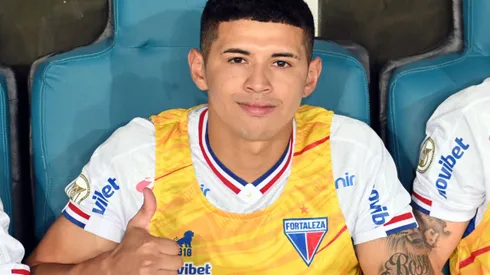 Machuca durante confronto contra o Bahia no Brasileirão 2024.
