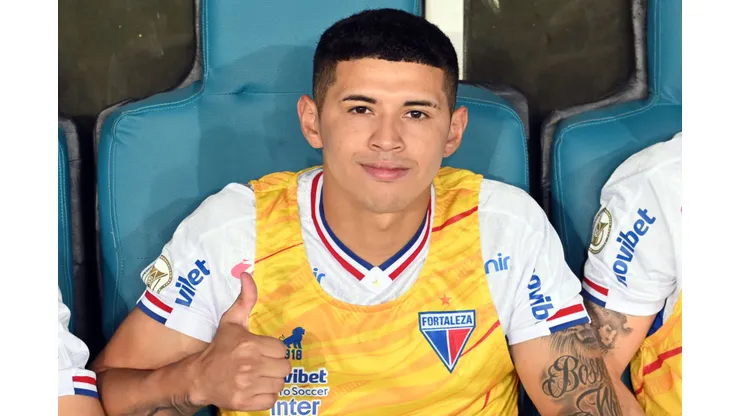 Machuca durante confronto contra o Bahia no Brasileirão 2024.