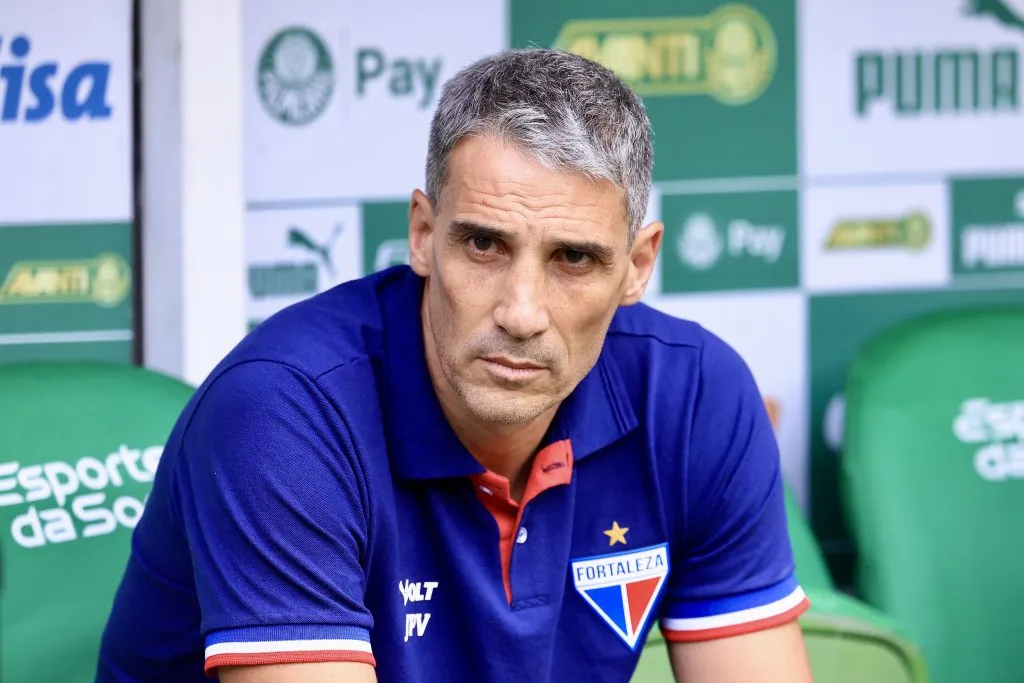 Vojvoda durante partida contra o Palmeiras no Campeonato Brasileiro A 2024. Foto: Marcello Zambrana/AGIF