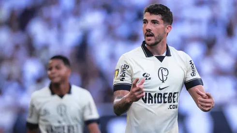 Gustavo Henrique jogador do Corinthians durante partida contra o Santo Andre no estadio Arena Corinthians pelo campeonato Paulista 2024.