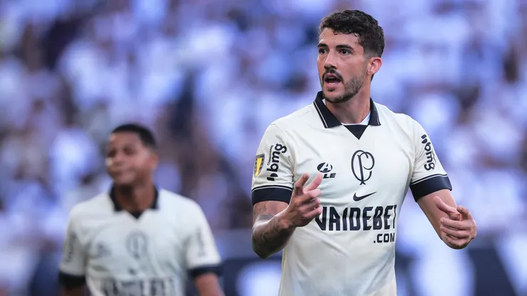 Gustavo Henrique jogador do Corinthians durante partida contra o Santo Andre no estadio Arena Corinthians pelo campeonato Paulista 2024.