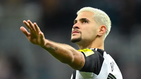 Bruno Guimaraes atuando pelo Newcastle