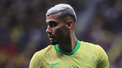 Andreas Pereira jogando pela Seleção Brasileira