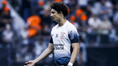André Ramalho, jogador do Corinthians, durante partida contra o Fortaleza pela Copa Sul-Americana. Foto: Marco Miatelo/AGIF