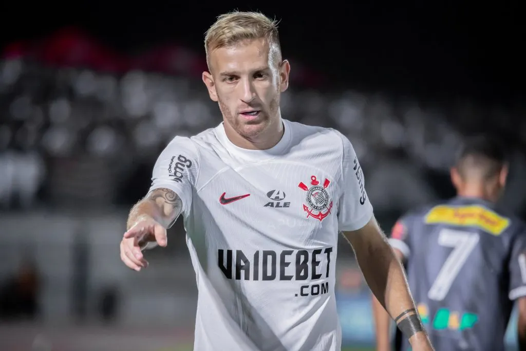 PR – MARINGA – 22/02/2024 – COPA DO BRASIL 2024, CIANORTE X CORINTHIANS – Jogador do Corinthians durante partida contra o Cianorte no estadio Willie Davids pelo campeonato Copa Do Brasil 2024. Foto: Fernando Teramatsu/AGIF
