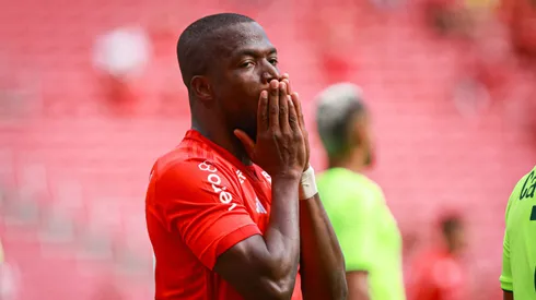Enner Valencia jogador do Internacional lamenta durante partida contra o Ypiranga no estadio Beira-Rio pelo campeonato Gaucho 2024.