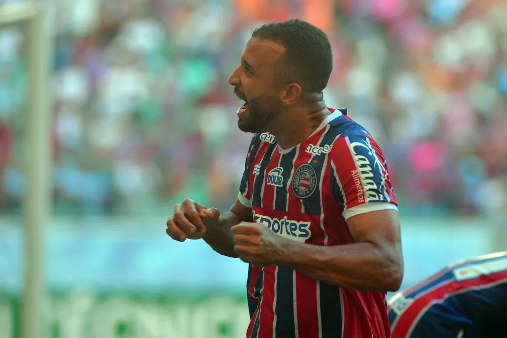 Caio Alexandre, jogador do Bahia durante partida contra o Jacuipense no estadio Arena Fonte Nova pelo campeonato Baiano 2024. Foto: Walmir Cirne/AGIF