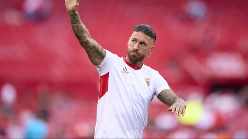 Sergio Ramos em partida pelo Sevilla contra o Cadiz (Photo by Fran Santiago/Getty Images)