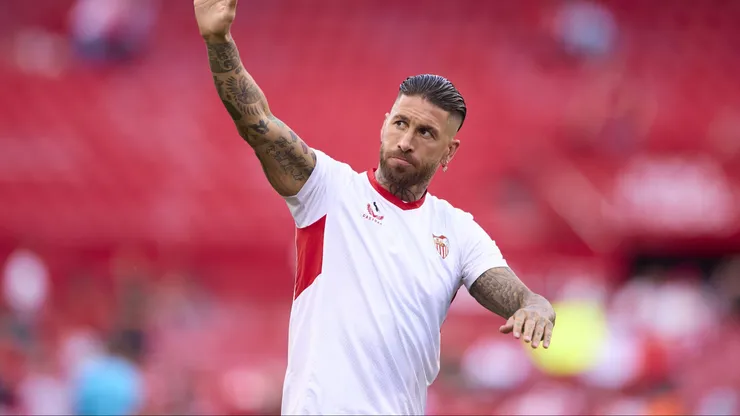 Sergio Ramos em partida pelo Sevilla contra o Cadiz (Photo by Fran Santiago/Getty Images)