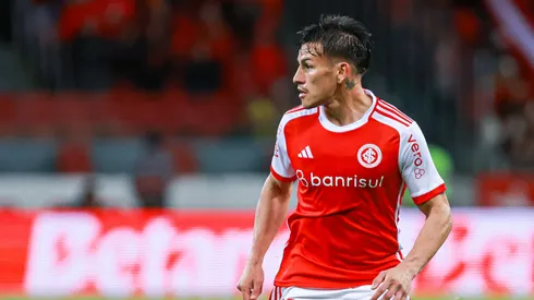 Alexandro Bernabei jogador do Internacional durante partida contra o Cruzeiro no estádio Beira-Rio pelo campeonato Brasileiro A 2024. Foto: Maxi Franzoi/AGIF