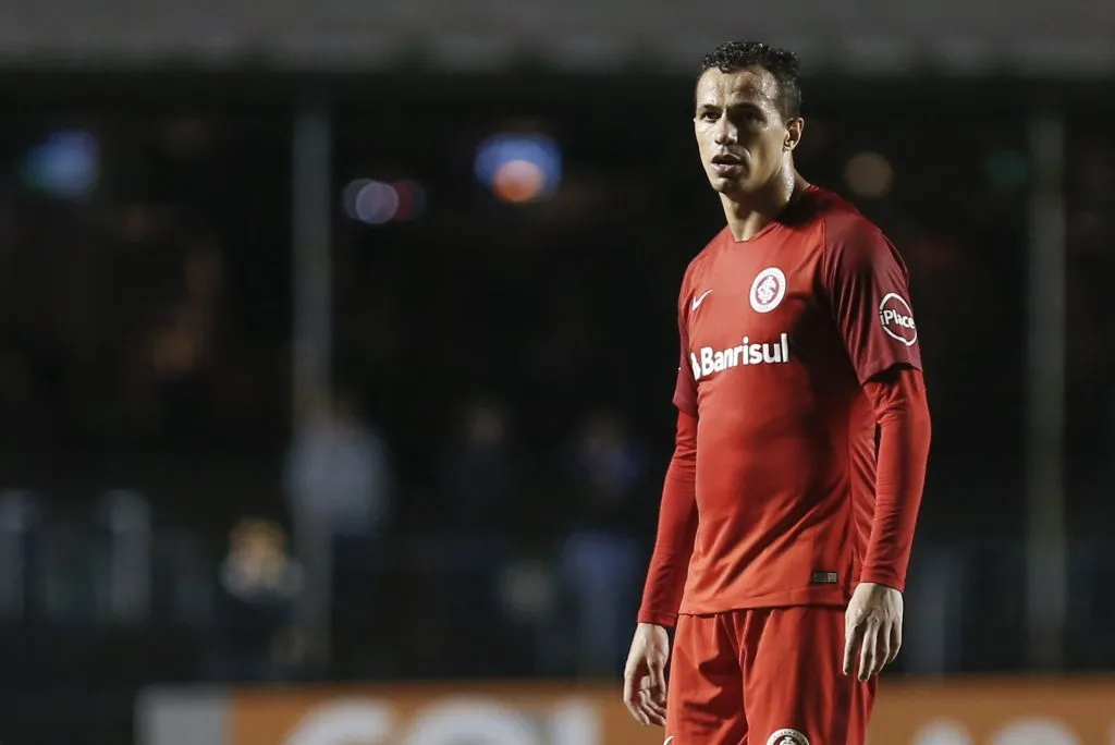 Leandro Damião durante partida contra o São Paulo no Campeonato Brasileiro de 2018. Foto: Marcello Zambrana/AGIF
