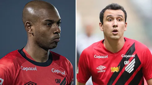 Foto 1: Foto: Heber Gomes/AGIF / Foto 2: Gilson Lobo/AGIF – Fernandinho e Pablo, jogadores do Athletico-PR.