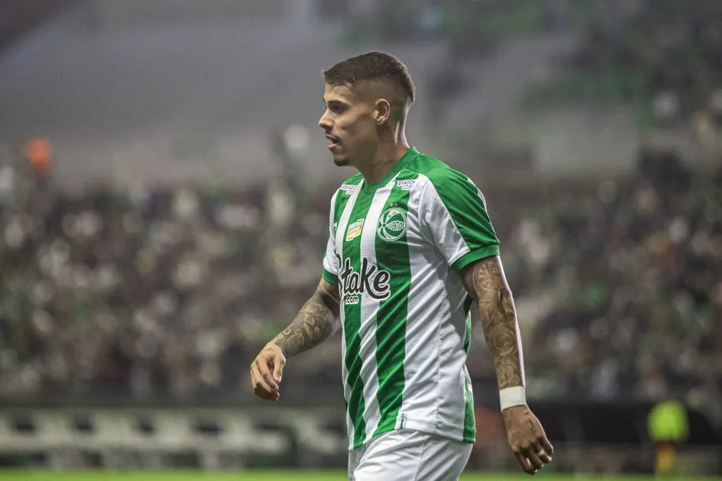 RS – CAXIAS DO SUL – 01/08/2024 – COPA DO BRASIL 2024, JUVENTUDE X FLUMINENSE – Lucas Freitas jogador do Juventude durante partida contra o Fluminense no estadio Alfredo Jaconi pelo campeonato Copa Do Brasil 2024. Foto: Thiago Vasconcelos Dos Santos/AGIF