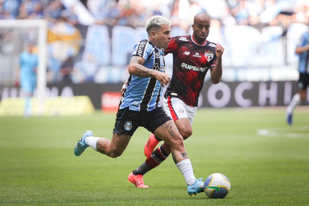 Soteldo pode ter ‘reviravolta’ dentro do Grêmio e permanecer para 2025. Foto: Maxi Franzoi/AGIF