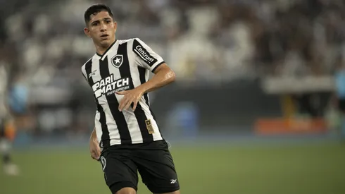Savarino jogador do Botafogo durante partida contra o Vitoria no estadio Engenhao pelo campeonato Copa Do Brasil 2024.