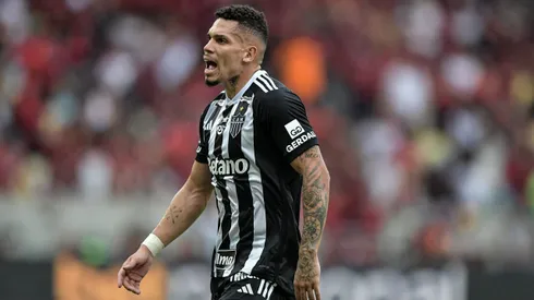 Paulinho jogador do Atletico-MG durante partida contra o Flamengo no estadio Maracana pelo campeonato Copa Do Brasil 2024.